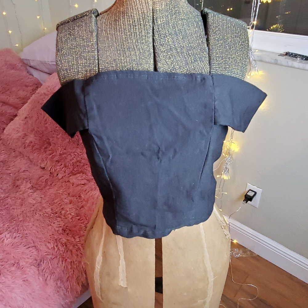 CHARLOTTE RUSSE Black strapless top